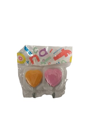 10) GANCHO C/2 CORACAO PEQUENO RB PC/12