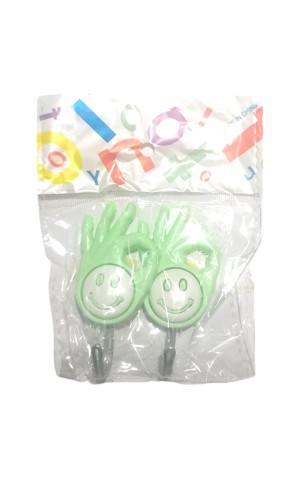 10) GANCHO C/2 DEDO RB PC/12