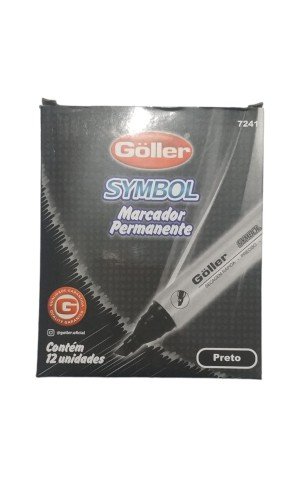 13) MARCADOR PERMANENTE PRETO DZ/12