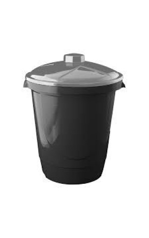 12) PLASTICO CESTO COM TAMPA PRATIC 25L PC/6