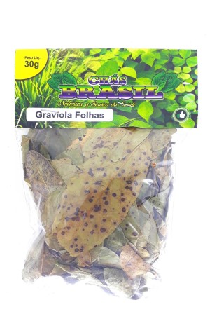 09) CHA BRASIL GRAVIOLA FOLHAS 30G PC/6