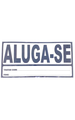 14)  PLACA DE ALUGA-SE C/2 EMB PC/24