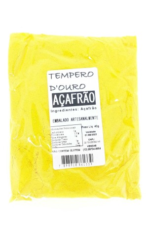 09) TEMPERO DOURO ACAFRAO DA TERRA 40G PC/24