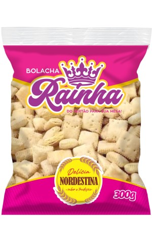 00) NORDESTINA BOLACHA RAINHA 300G UN/1