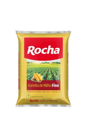 07) FUBA FARINHA DE MILHO ROCHA 1 KILO UN/1