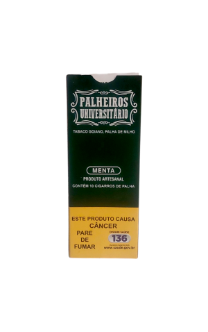 19) CIGARRO PALHA CAIXINHA MENTA C/10 CX/10