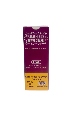 19) CIGARRO PALHA CAIXINHA UVA C/10 CX/10