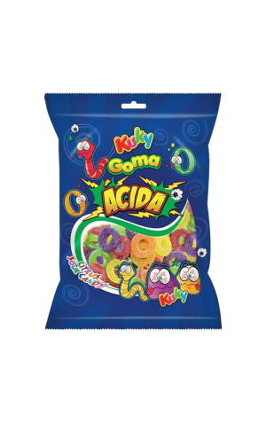 00) KUKY  70G GOMA ACIDA MINHOCA CX/40