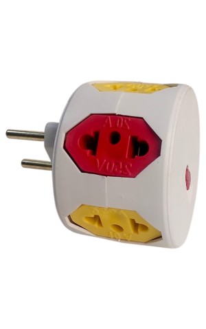 10) TOMADA TE 6 SAIDAS COM FUSIVEL UN/1