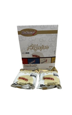 00) DUKACAU DISPLAY ALFAJOR BRANCO 600G CX/15
