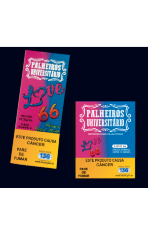 19) CIGARRO PALHA CAIXINHA LOVE 66 C/10 CX/10