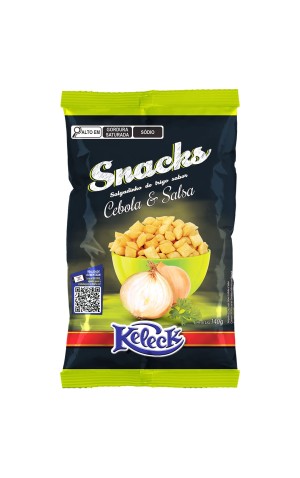 00) KELECK SNACK 140G CEBOLA E SALSA CX/14