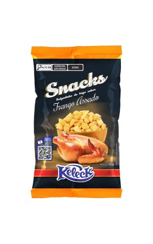 00) KELECK SNACK 140G FRANGO ASSADO CX/14