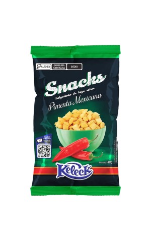 00) KELECK SNACK 140G PIMENTA MEXICANA CX/14