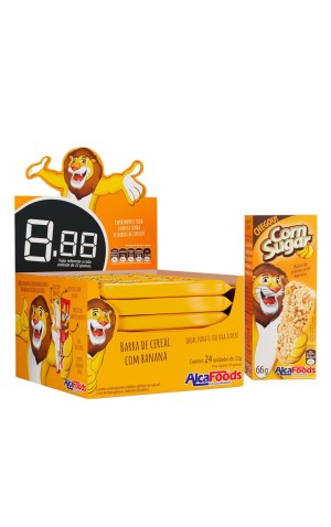 00) ALCAFOODS BARRINHA DE CEREAL COM BANANA CX/24