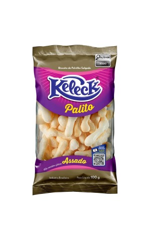 00) KELECK BISCOITO BRANCO PALITO 100G CX/25
