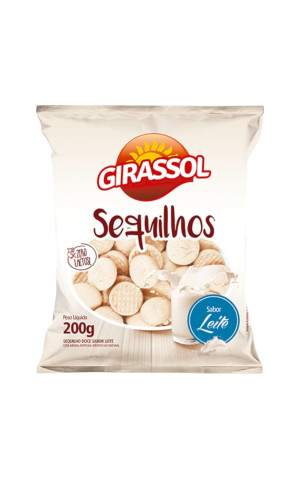 00) GIRASSOL SEQUILHO 200G LEITE CX/20
