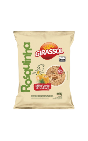 00) GIRASSOL ROSQUINHA MILHO COM ERVA DOCE 250G CX/22