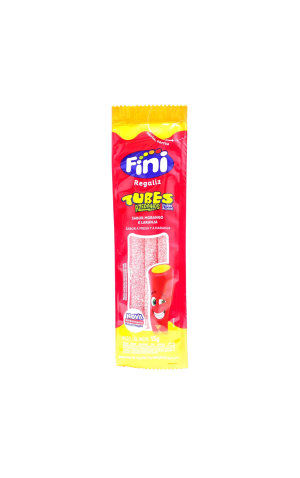 00) FINI TUBES AZEDINHO MORANGO E LARANJA CX/12