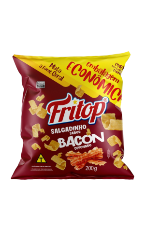 00) FRITOP SALGADINHO 200G BACON LISTRADO PC/10