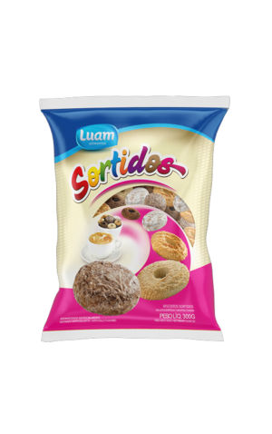 00) LUAN ROSQUINHA SORTIDOS 300G CX/12