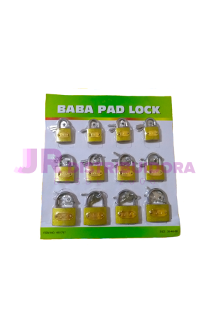 10) CADEADO IMPORTADO 30/40/50 DZ/12